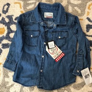 18m NWT denim shirt
